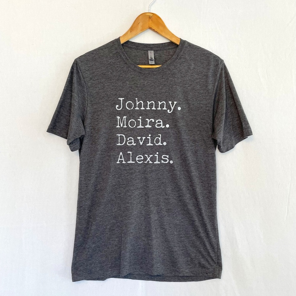 Next Level Apparel Women’s Small Schitts Creek Johnny Moira David Alexis Tee